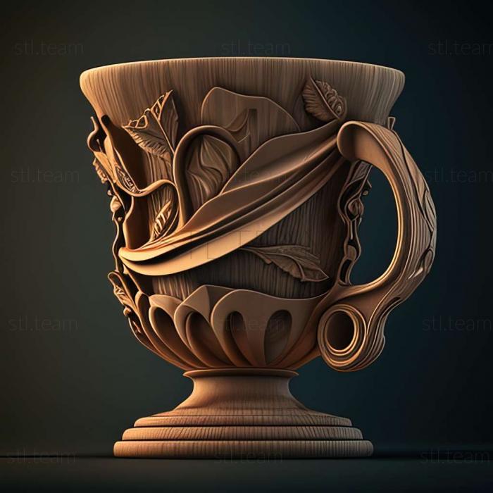3D модель The Ribbon Cup Caper Mysterious Thief Bannai The Ribbo (STL)